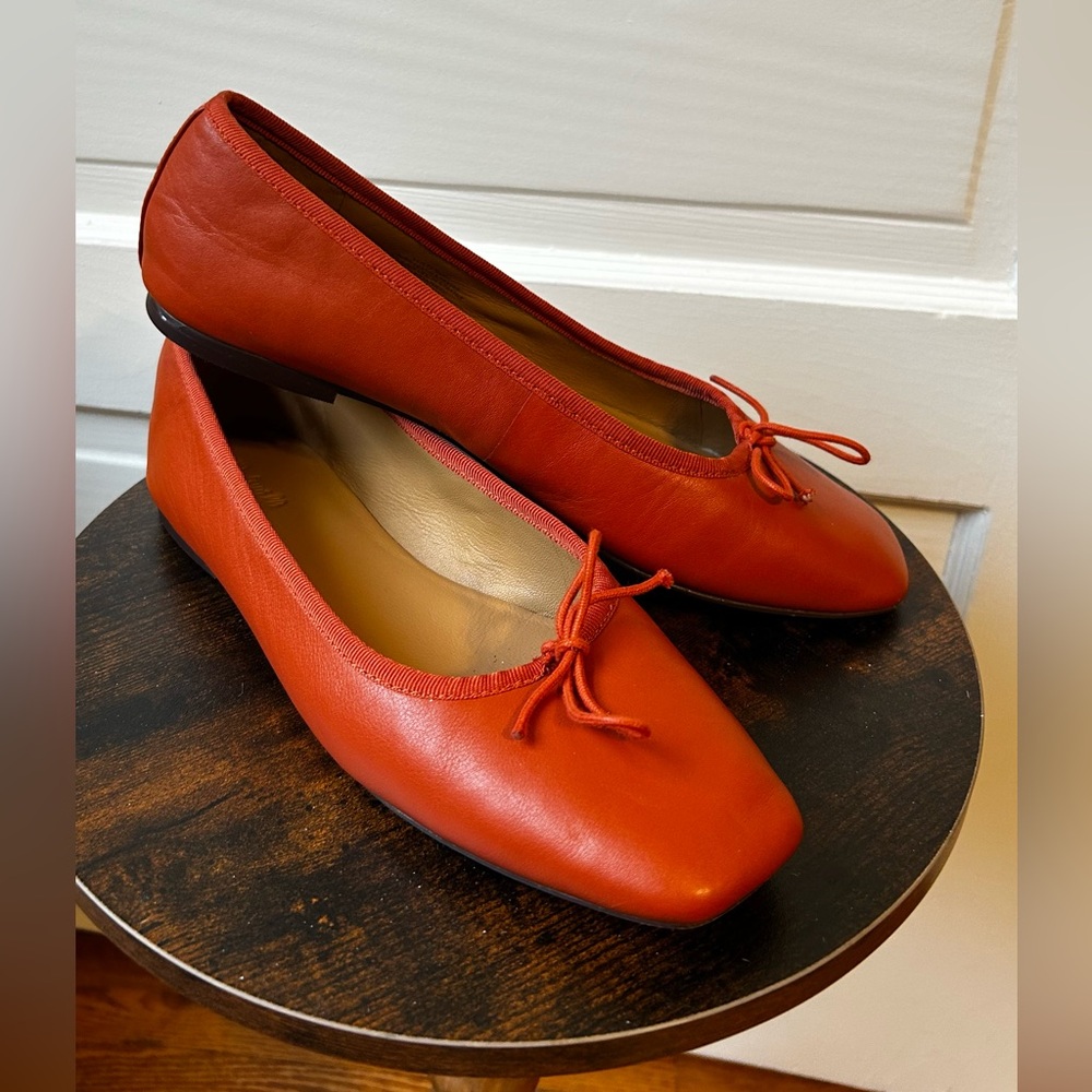 Madewell Anelise Ballet Flat Orange 8
